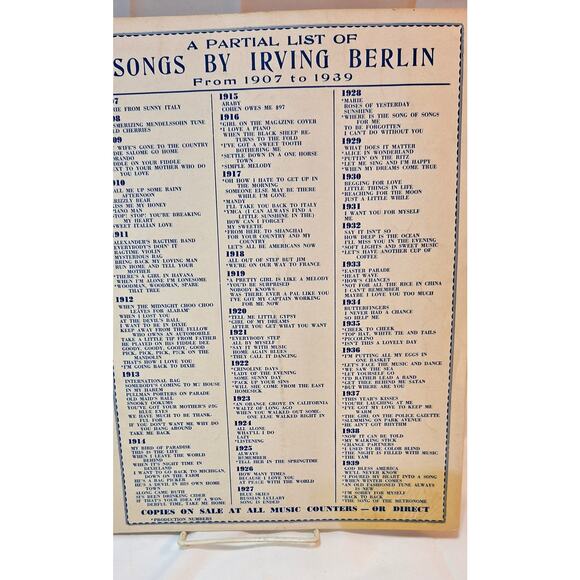 All Alone - Original Sheet Music - Berlin - 1924 - Picture 2 of 4